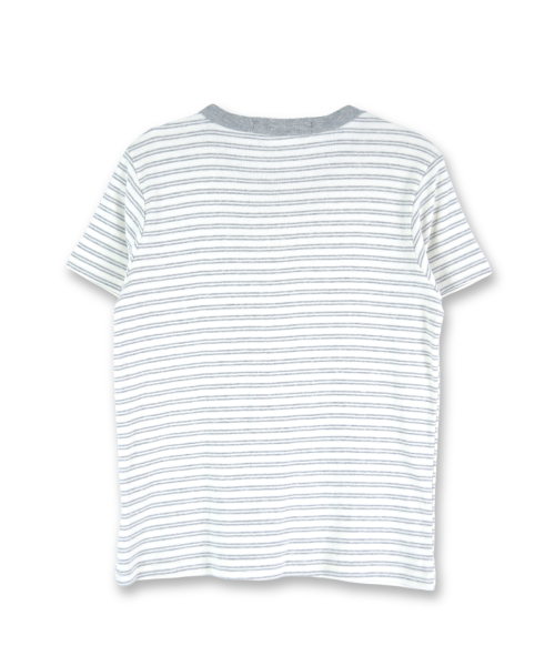 WE LOVE IT Stripe T_Shirts_Gray