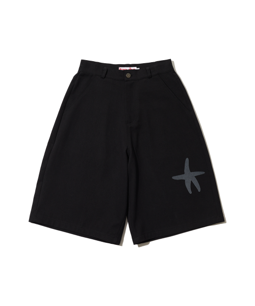 бермуды с рисунком PANTS