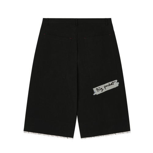 CUT OFF SHORTS BLACK