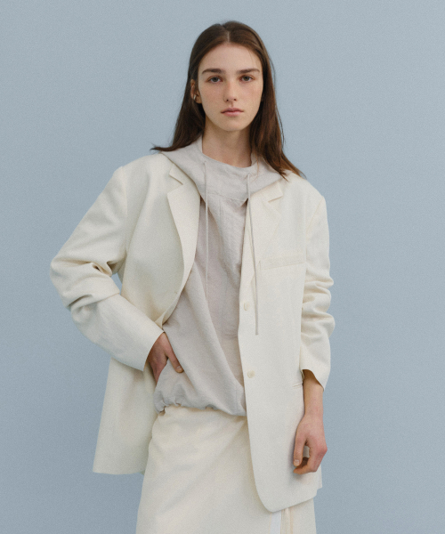 Tailored Linen blend jacket