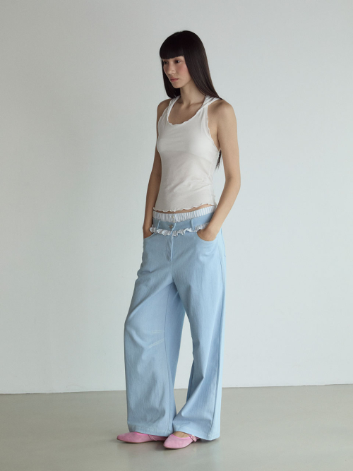 оборка Block Pants_Light Blue