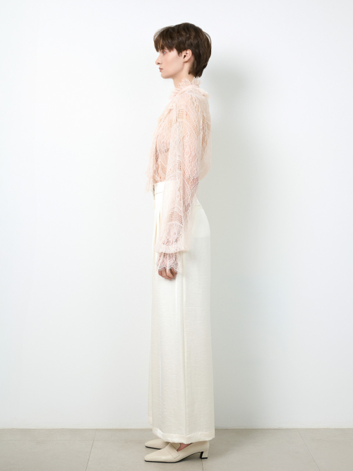 Belle Cream Wide-leg Pants