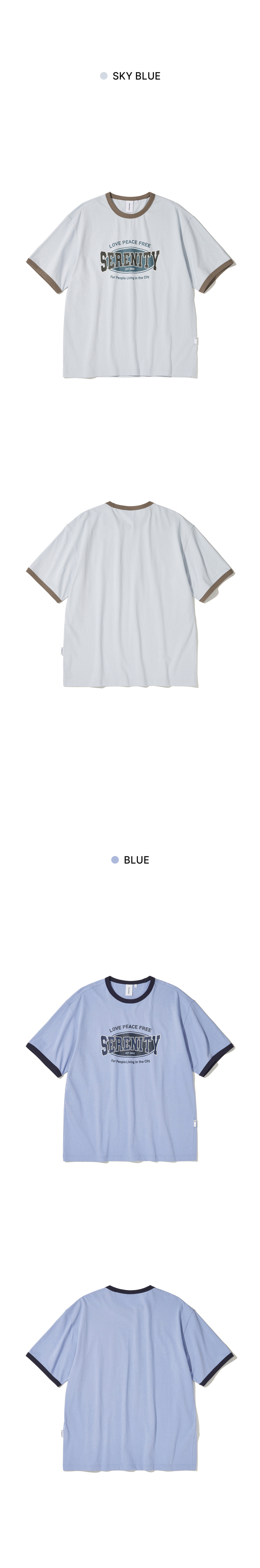 MUSINSA | URBANDTYPE Serenity Color Ringer T-shirt_5color