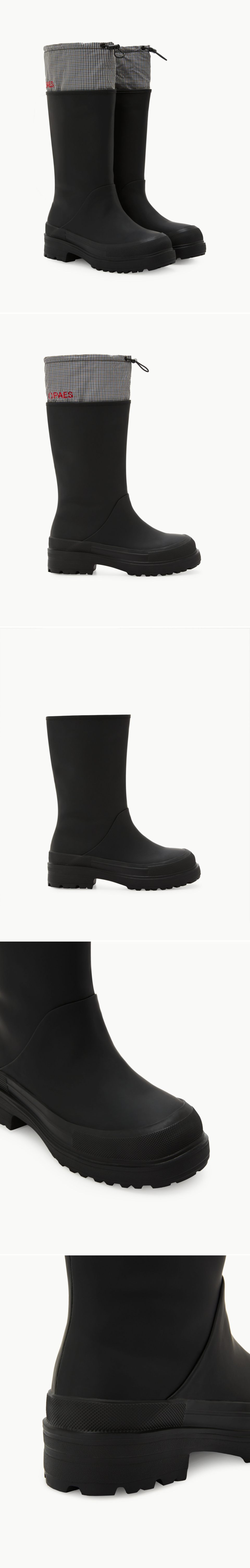 【PAES】Two way Rainboots / Black MUSINSA | PAES Two Way Rain Boots / Black