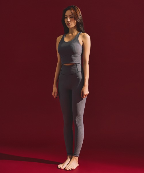 W B-FLEX LONG LEGGINGS [CHARCOAL]