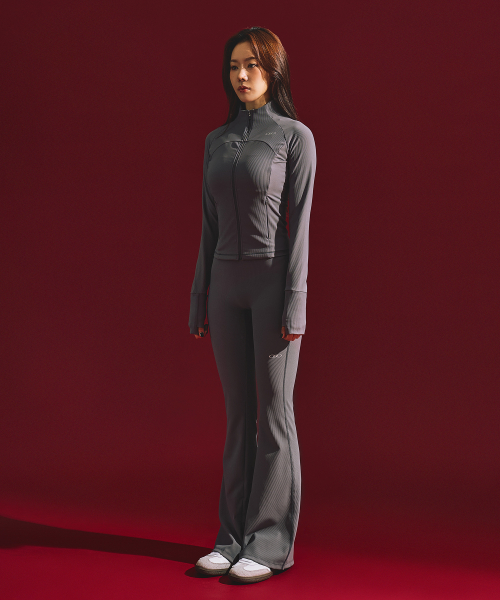 W B-FLEX FULL ZIP UP JACKET [CHARCOAL]