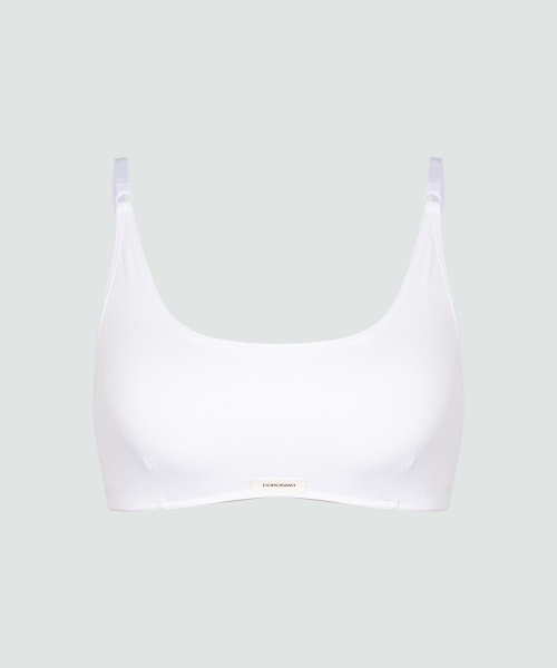 Minimal Garments Solid Cotton Bralette_2colors