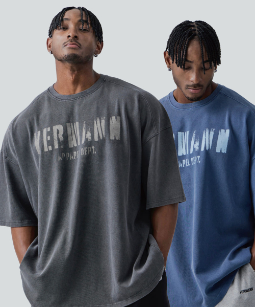 Pigment Essential Over-fit T-shirt 3colors [HEAVY COTTON]