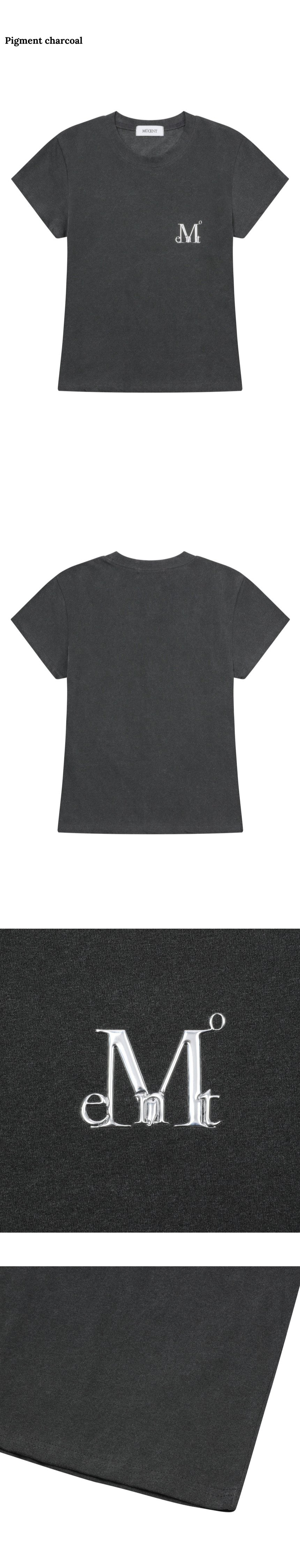 ◆MUCENT◆ Slap Pigment Washing l Logo Set-up Short Slee MUSINSA | MUCENT Slap Pigment Washing Metal Logo Set-up