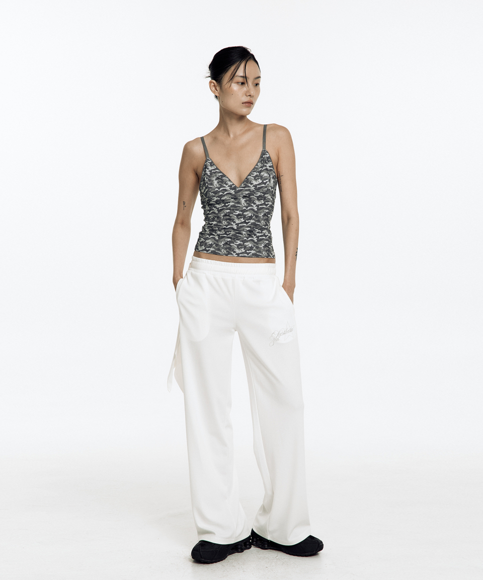 【KASHIKO】Scarf Sweat Pants MUSINSA | KASHIKO Scarf Sweat Pants White