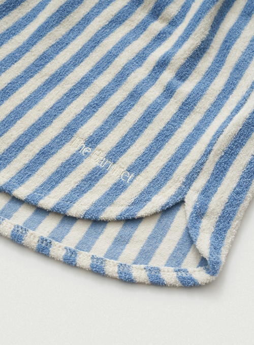 Striped Terry-Cloth Shorts_Blue