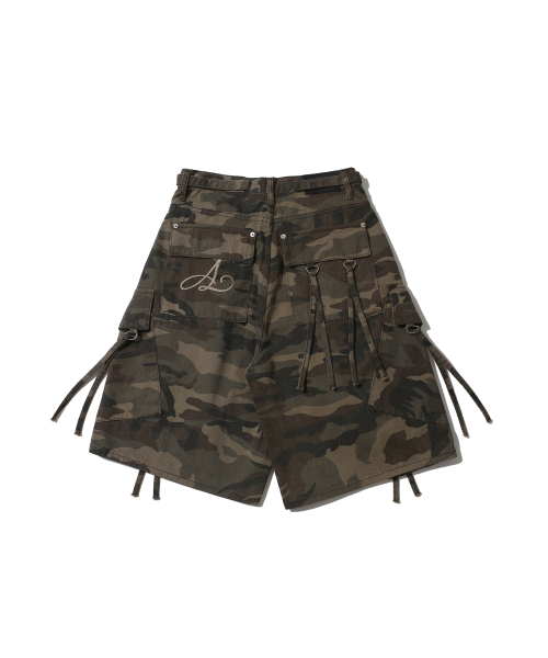 CARGO WIDE BERMUDA PANTS CAMO