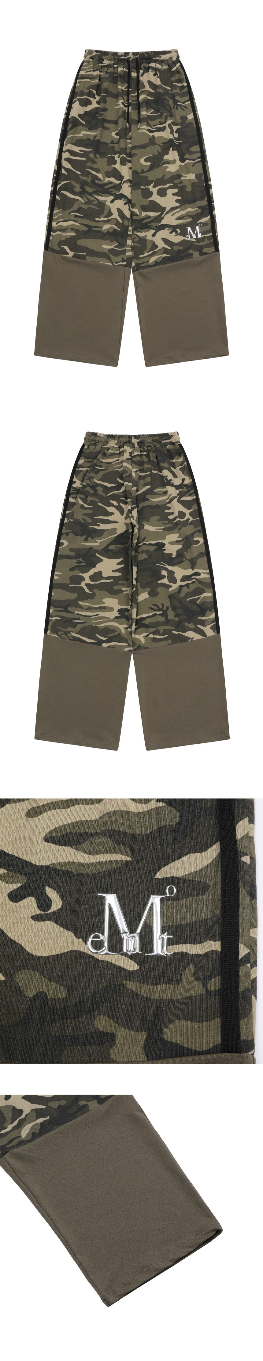 MUSINSA | MUCENT MOV SETUP METAL LOGO CAMO TAPE WIDE BANDING