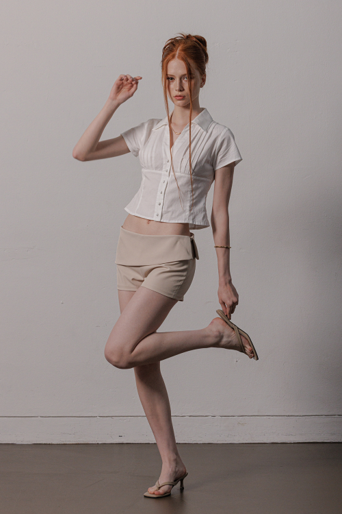 Daphne blouse Ivory