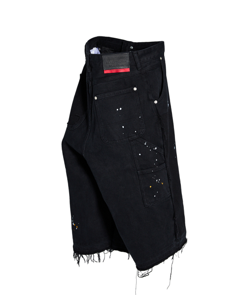 Bermuda shorts painted washed