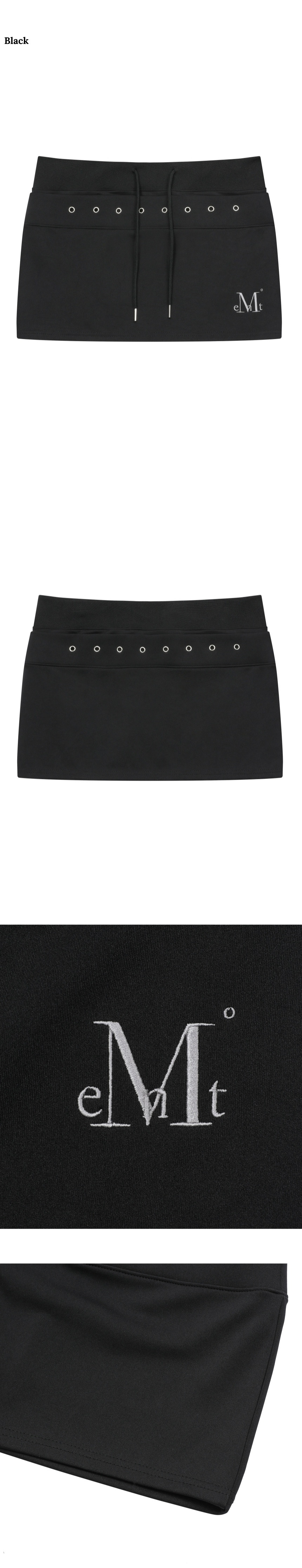 【MUCENT】 STRIA PUNCHING EYELET BANDING MINI SKIRT / 追跡付 MUSINSA公式 | MUCENT Stria Punching Eyelet Banding Mini