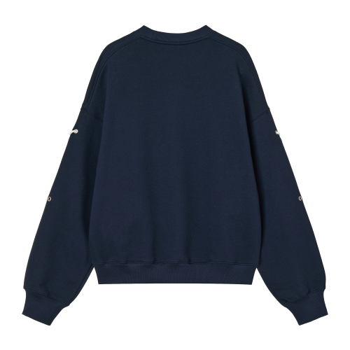 RIBBON DETAILED SWEATSHIRTS_NAVY