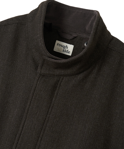 Wool Fishtail Parka Dark Brown