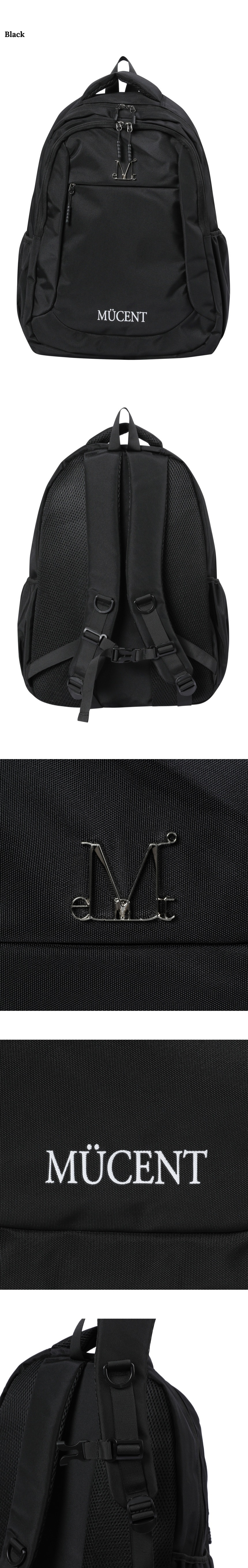 ◆MUCENT◆ Mikey l Logo Backpack Unisex P0000BCJ MUSINSA | MUCENT Mikey Metal Logo Backpack Unisex