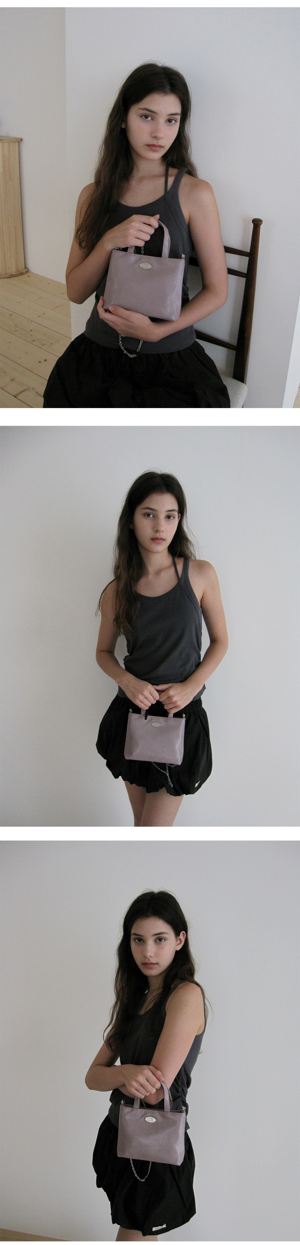 ★ dumaro★ Dion Small Two Way Crossbody Bag Lavender Dion MUSINSA | DUMARO Dion Small Two Way Crossbody Bag / Lavender