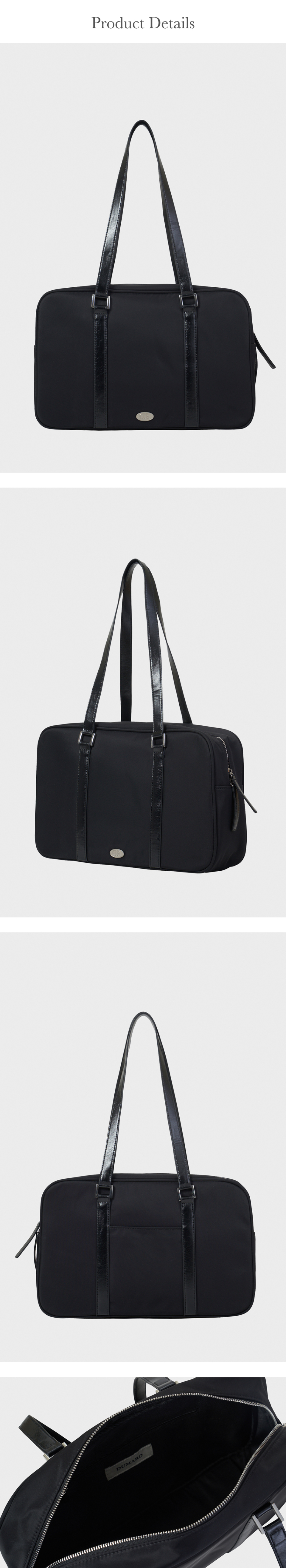 ★dumaro★ Journey shoulder bag black MUSINSA | DUMARO Journey shoulder bag / black