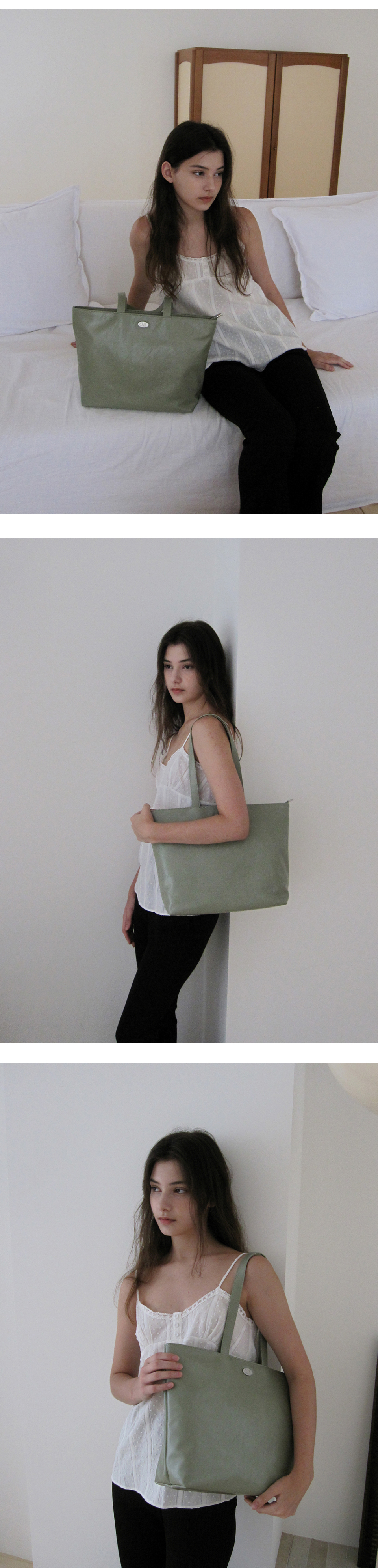 ★dumaro★ Dion shoulder bag mint MUSINSA | DUMARO Dion Big Shoulder Bag / Mint