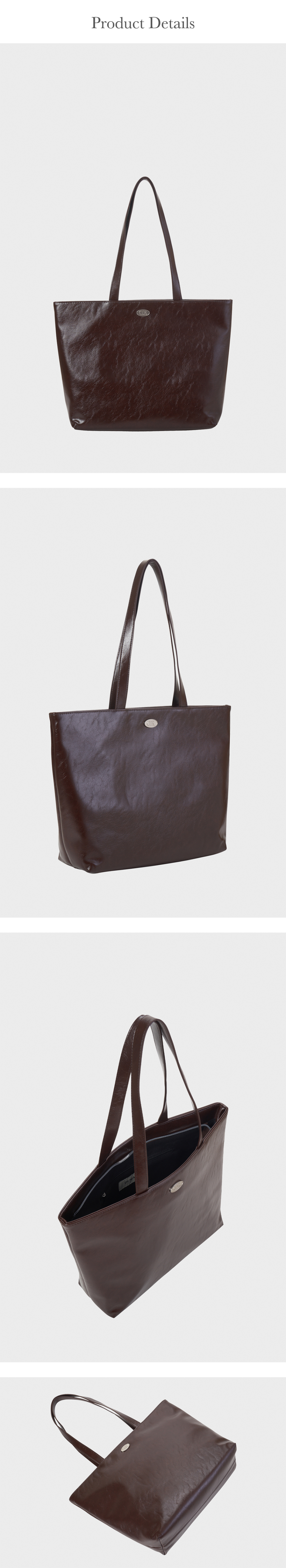 MUSINSA | DUMARO Dion Big Shoulder Bag / Brown