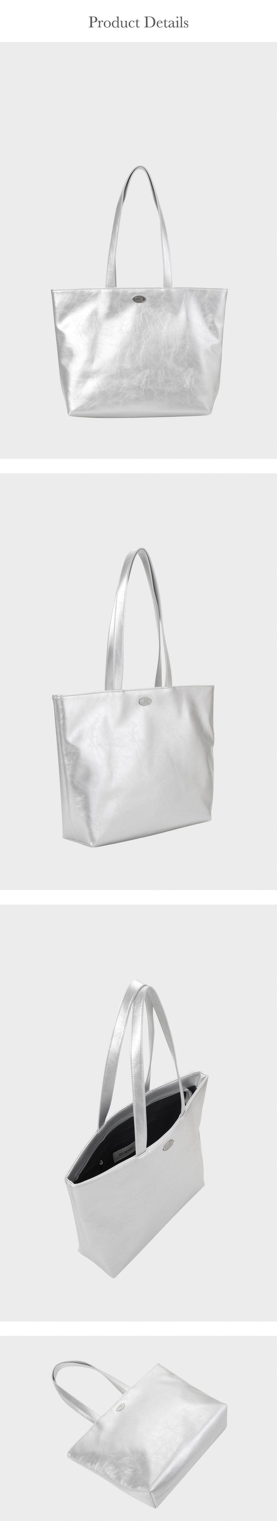 ★dumaro★ Dion shoulder bag silver MUSINSA | DUMARO Dion Big Shoulder Bag / Silver