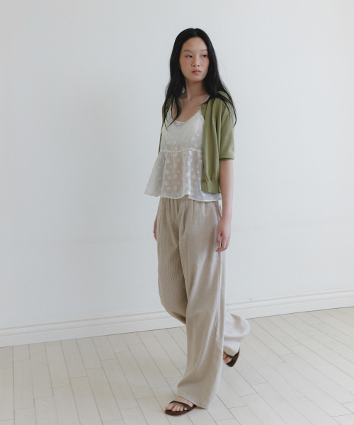 Summer stripe string pants