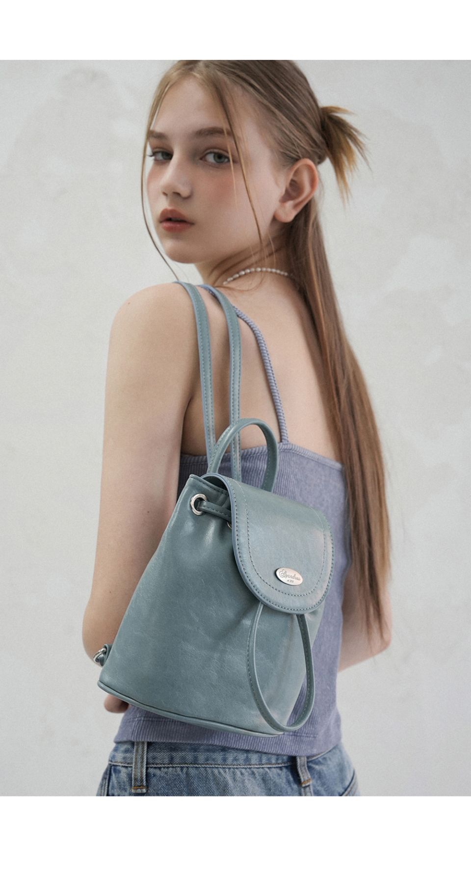 MUSINSA | AVANDRESS Art Leather Mini Backpack - 6COL
