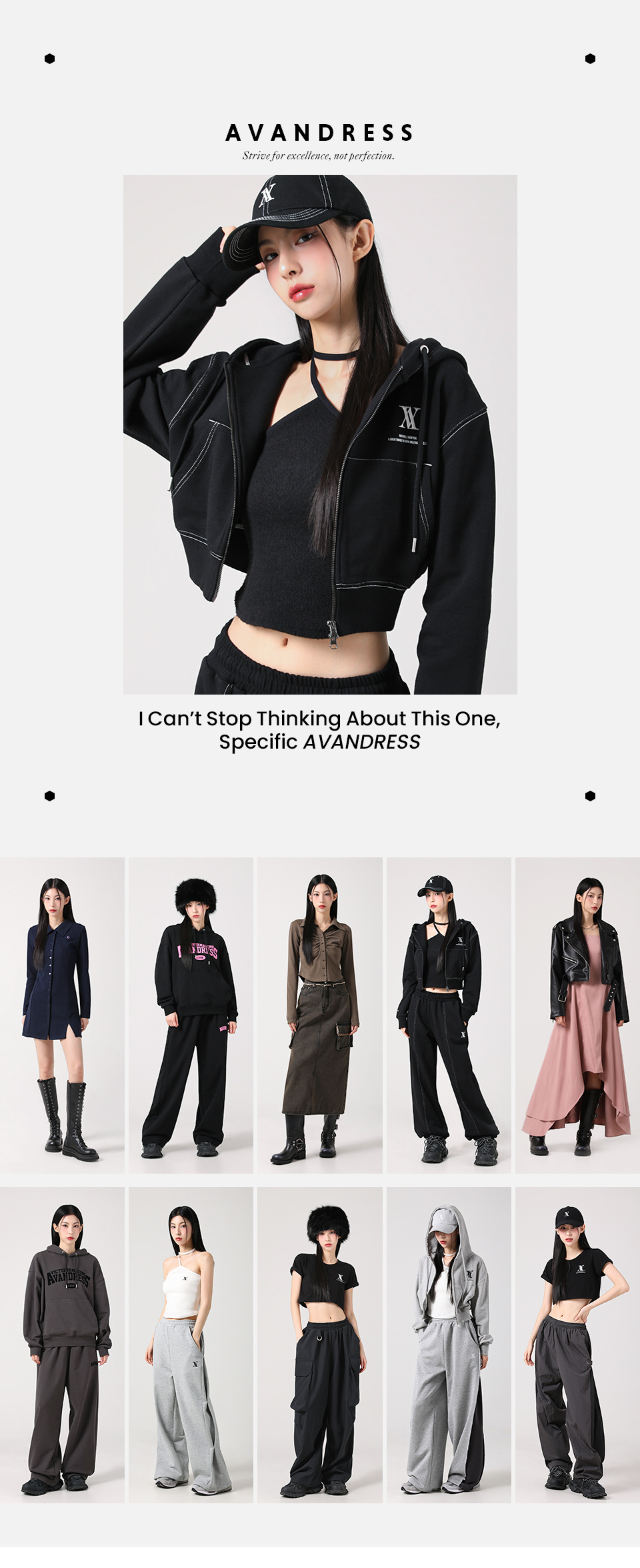 アウターその他 AVANDRESS AV LOGO CROP HOOD ZIPUP NAVY MUSINSA | AVANDRESS AV LOGO CROP HOOD ZIP-UP SKY BLUE