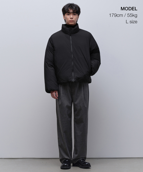 Минималистичный короткий пуховик [Black]