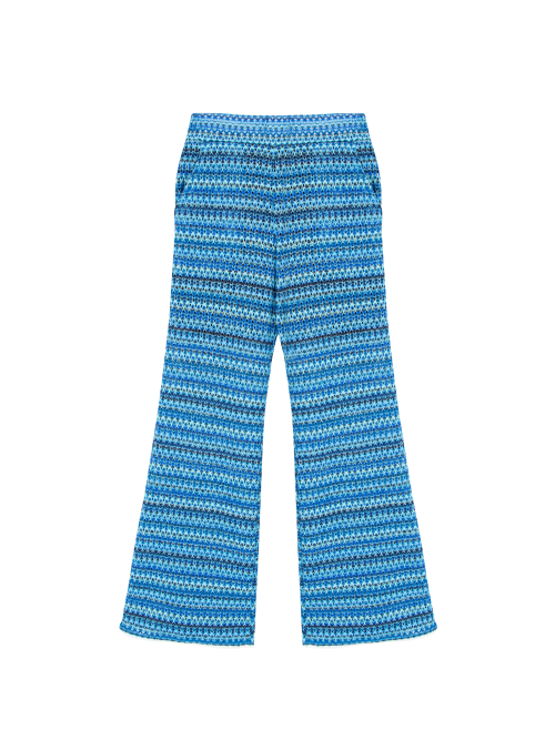 Lace jacquard set - blue