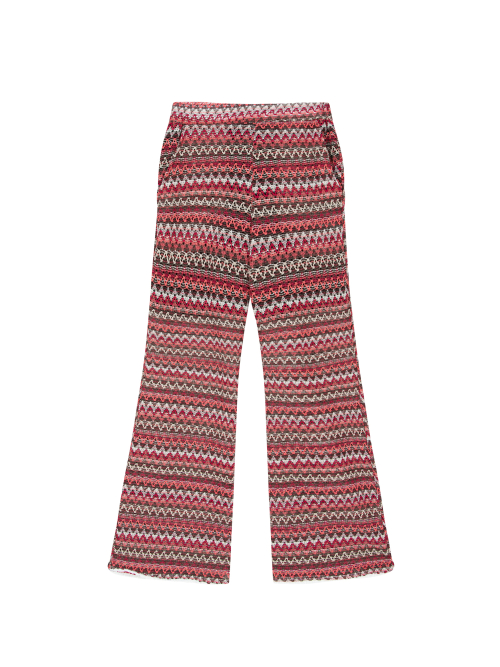Lace jacquard set - burgundy