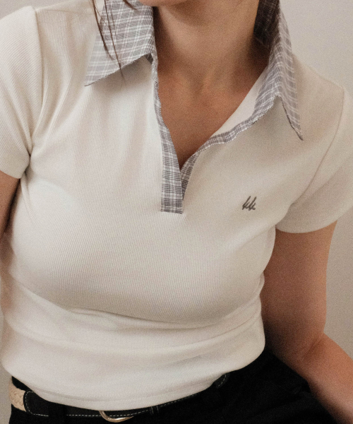 Windsor Check Detail Slim T-Shirts