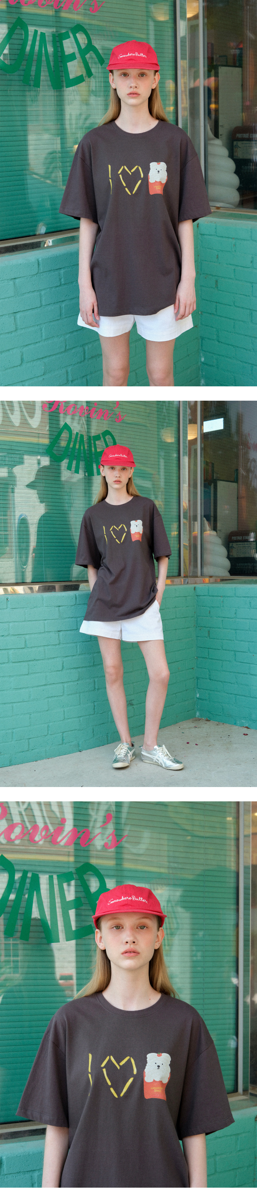 MUSINSA | SOMEWHEREBUTTER I Love Butteree Over-fit Top - 2Color