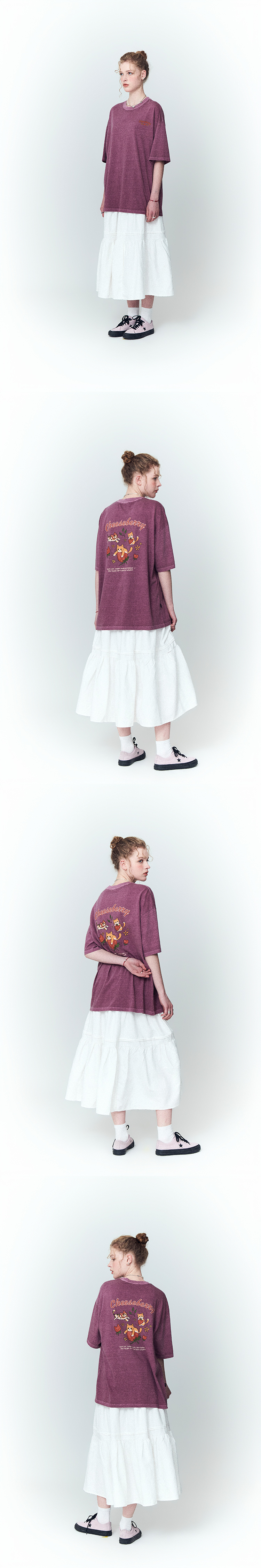 Tシャツ・カットソー CPGN STUDIO_COMPAGNO Cheese Berry Pigment Short Sleeve T-Shi MUSINSA | CPGN STUDIO Cheese Berry Pigment Short Sleeve T