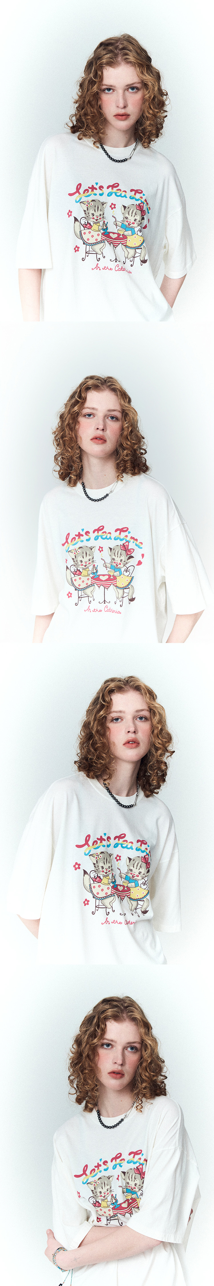 【CPGN STUDIO】25SS★ Catscats Short Sleeve Tee MUSINSA | CPGN STUDIO Cats Ribbon Pigment Short Sleeve T