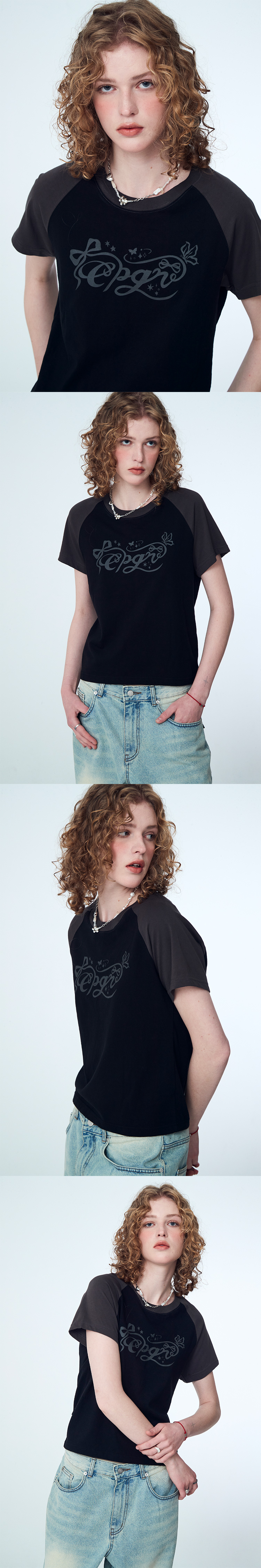 【CPGN STUDIO】25SS★ Ribbon Tail Crop Raglan Short Sleeve T MUSINSA | CPGN STUDIO Ribbon Tail Crop Raglan Short Sleeve