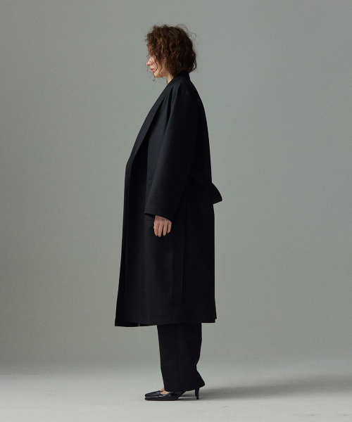 Wool maxi robes