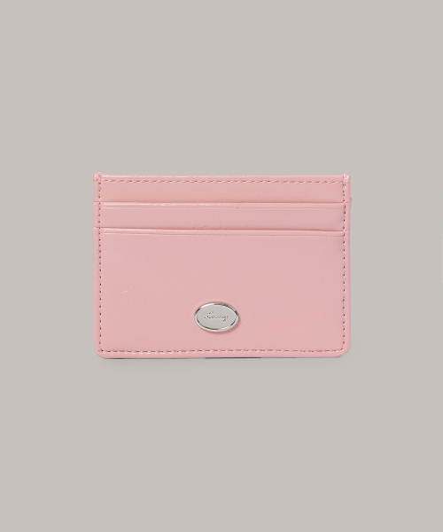 Vintage Crack Card Wallet - Pink