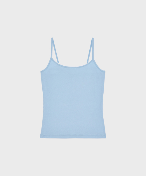 Lace Trim Sleeveless (Blue)