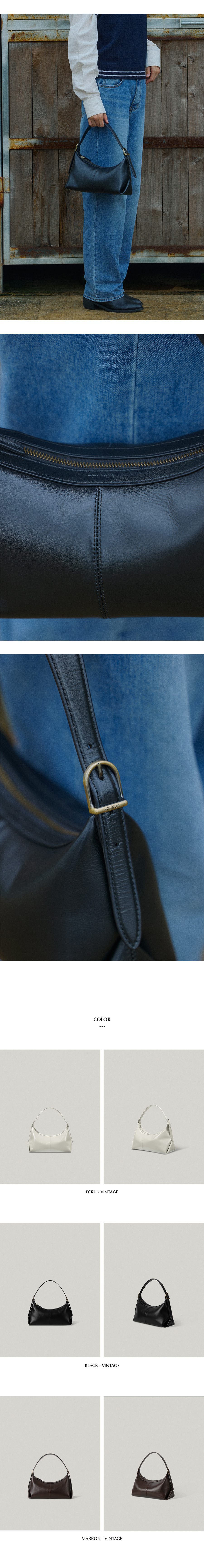 MUSINSA | FOLNUA MINI BATEAU BAG - VINTAGE [3COLOR]