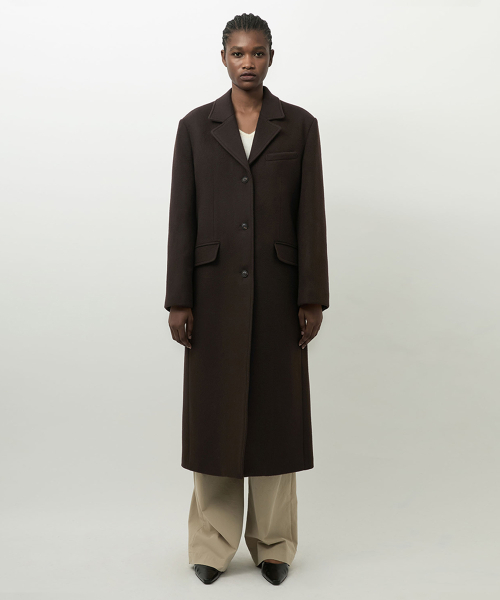 Chesterfield Coat Dark Brown
