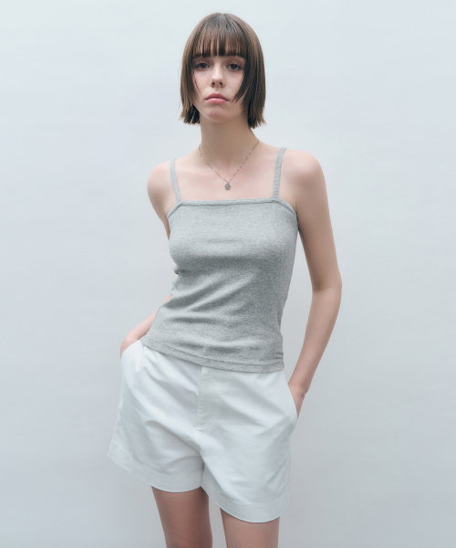 Набор из 2 маек в рубчик Ribbed Cotton Sleeveless