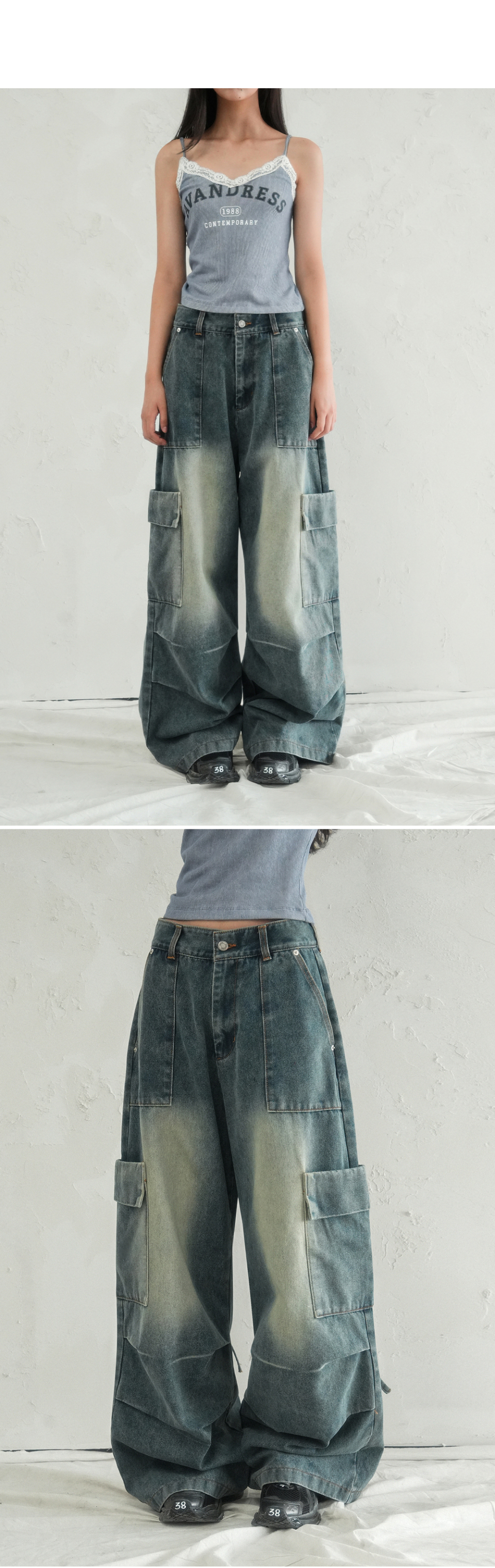 AVANDRESS ♥ Accent Back String Pants/追跡付 MUSINSA公式 | AVANDRESS Accent Back String Pants BLUE