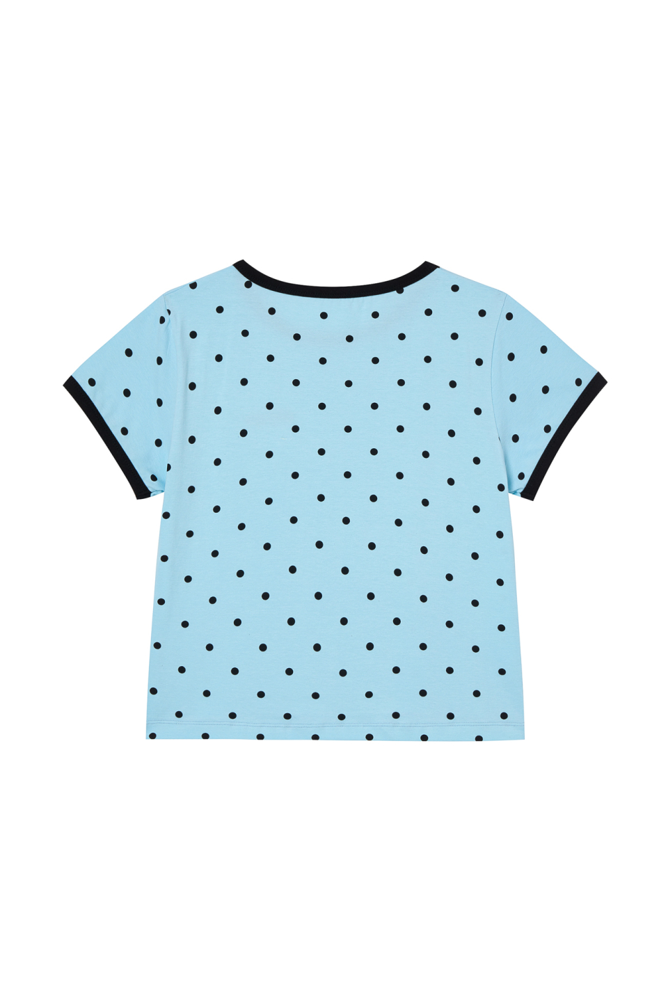 DEINET DOT RINGER T SHIRTS - 4 COLORS SKY BLUE