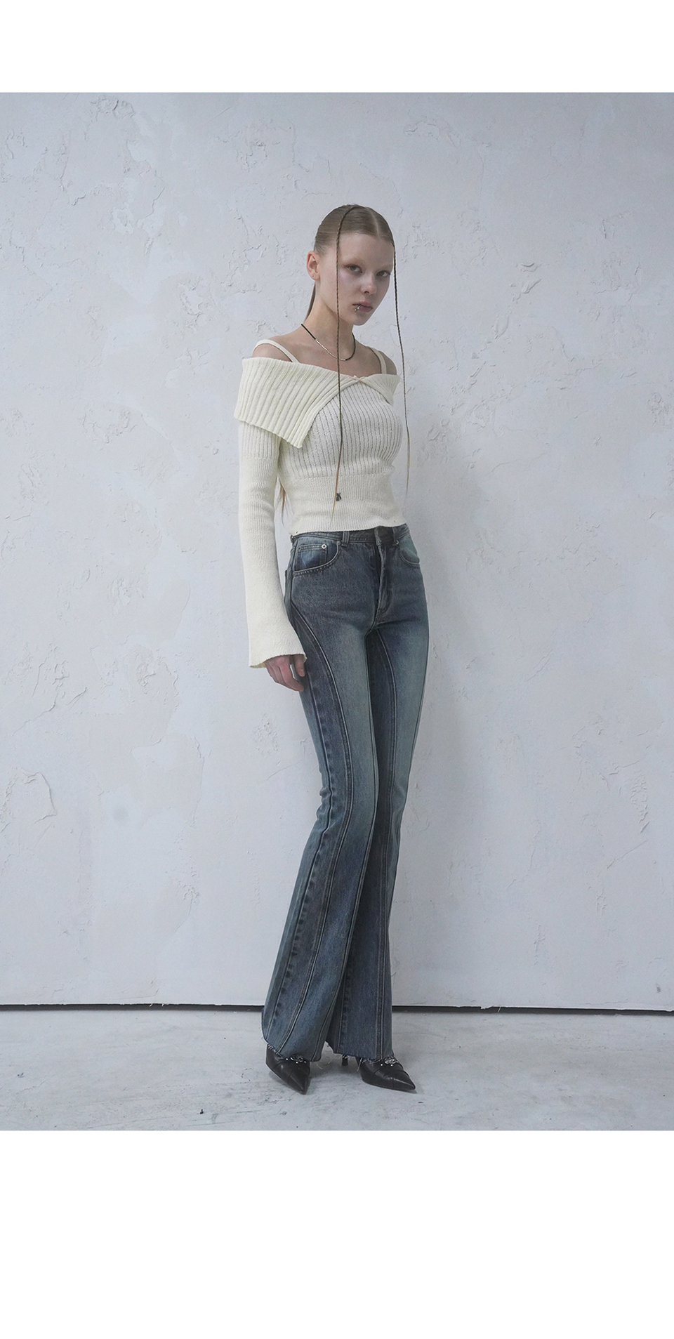 AVANDRESS ♥ Side Slit Bootcut Slacks/追跡付 MUSINSA | AVANDRESS Side Slit Bootcut Slacks - 4COL