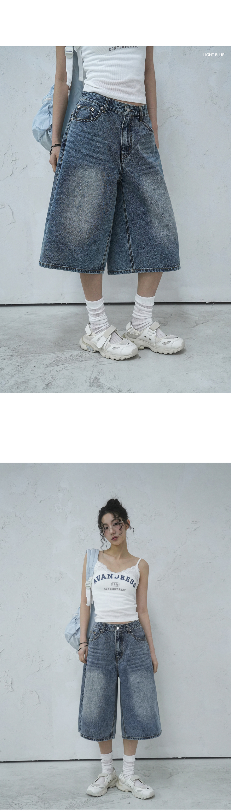 어반드레스(AVANDRESS) AMG Denim Shorts BLACK - 사이즈 & 후기