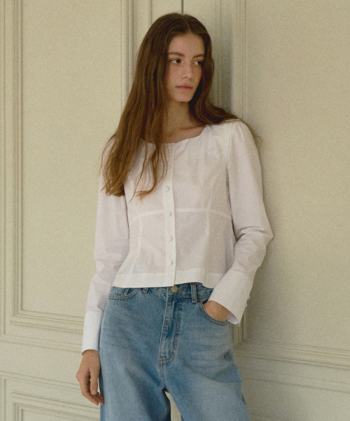 IRENE хлопковый BLOUSE_WHITE